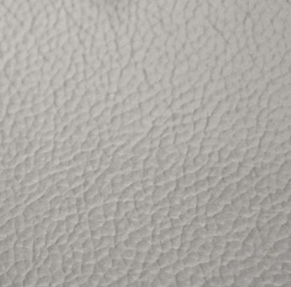 Fauteuil de salle à manger en cuir gris clair Kosta