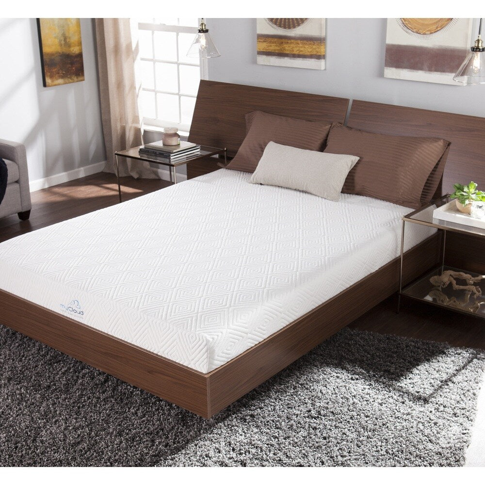 myCloud Stratus 8-inch Cal King-size Gel Memory Foam Mattress - Multi