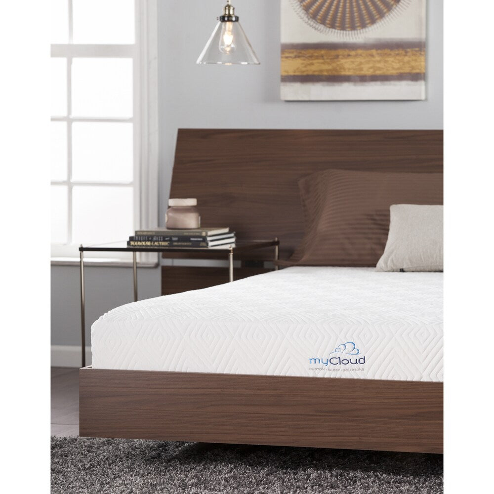 myCloud Stratus 8-inch Cal King-size Gel Memory Foam Mattress - Multi